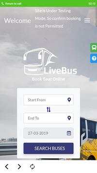 LiveBus - Bus Seat Booking & Live Bus Tracking screenshot 2