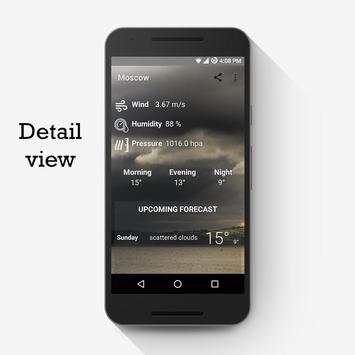 Weather simply 3 تصوير الشاشة