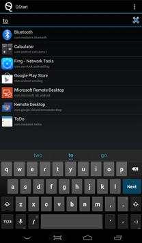 QStart app launcher screenshot 3