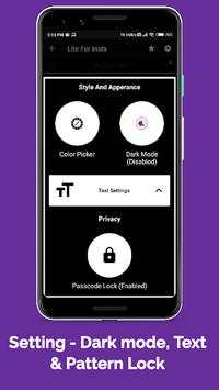 Lite for insta lite - Chat Messenger lite screenshot 7