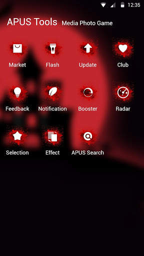 Vampire-APUS Launcher theme screenshot 3