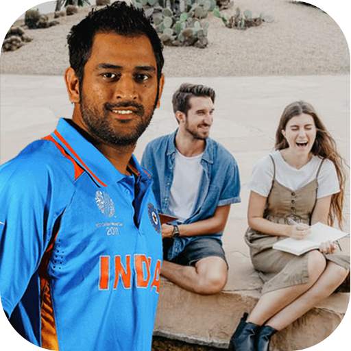 Selfie with MS Dhoni - Cricket Player Photo Editor 3.0