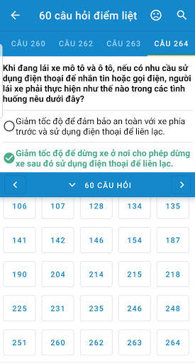 Ôn thi GPLX 600 Câu скриншот 6