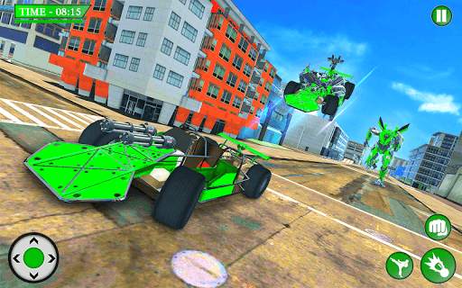 Robot Car Ramp - Robot Car transformation Game स्क्रीनशॉट 1