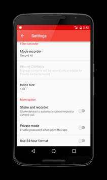 Phone Call Recorder 6 تصوير الشاشة
