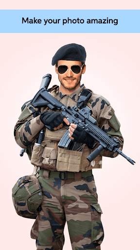 Military Man Photo Editor screenshot 1