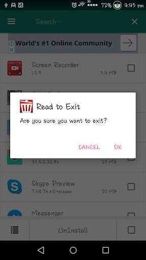 Mobile Apps & Games Uninstaller screenshot 5