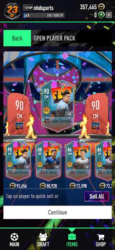 NHDFUT 23 Draft & Packs screenshot 2