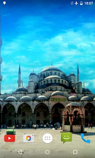Blue Mosque Video Wallpaper screenshot 1