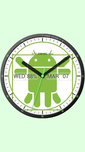 Logo Analog Clock Live Wallpaper-7 screenshot 6
