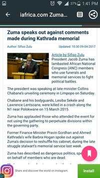 Daily Zimbabwe News screenshot 6