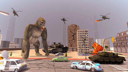 Angry Gorilla City Smasher 3D screenshot 4