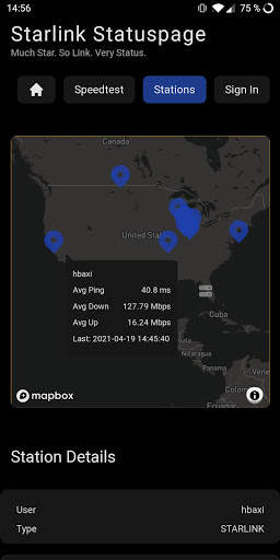 Starlink Status screenshot 3