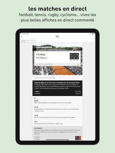 L'Équipe - Sport en direct : foot, tennis, rugby.. screenshot 12