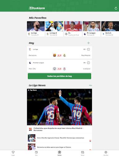 TorAlarm: Resultados de fútbol screenshot 9