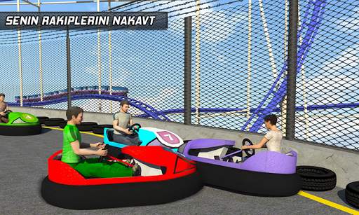 Bumper araba kazasında Yarış Ateş Yıkım Derby 3D screenshot 6
