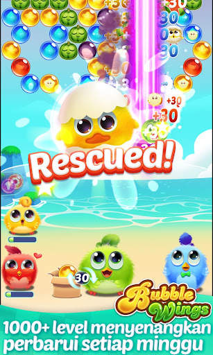 Bubble Wings: bubble shooter screenshot 1