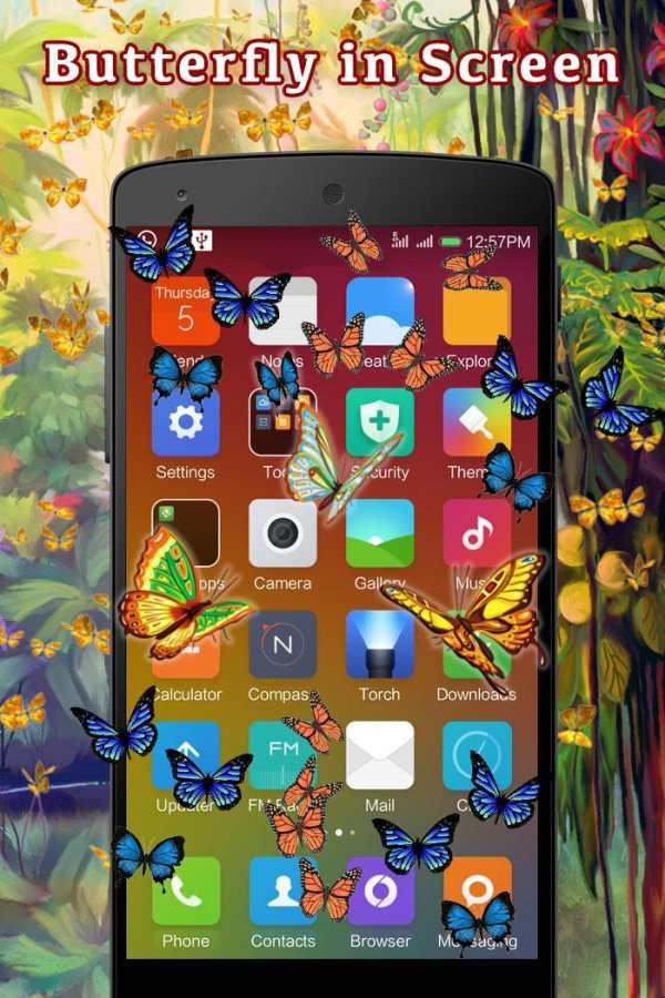 Butterfly in Phone Funny Joke screenshot 1
