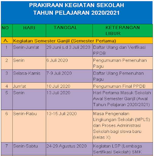 Kalender Pendidikan 2020/2021 screenshot 8