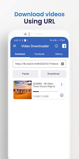 Descargar Videos de Facebook screenshot 1