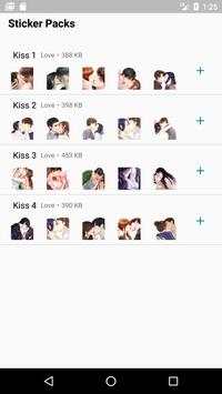 WAStickerApps Kiss Stickers screenshot 1