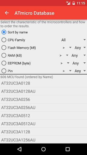 ATmicro Database скриншот 3
