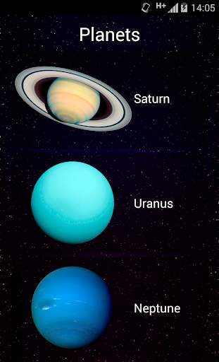 Solar System for Android screenshot 1