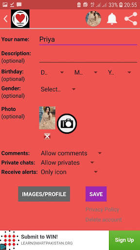 Online World Chat screenshot 1