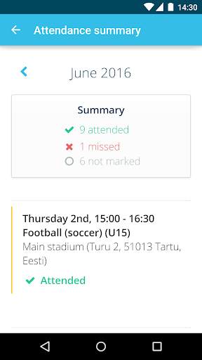 Sportlyzer Player App screenshot 3