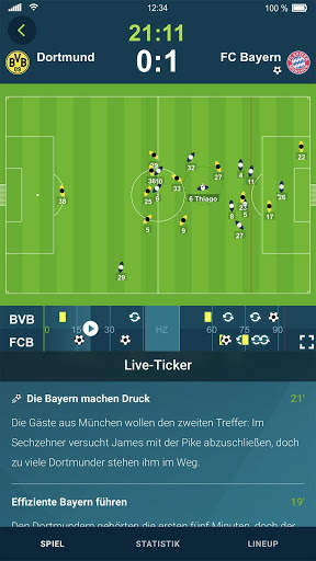 German Bundesliga Live screenshot 2