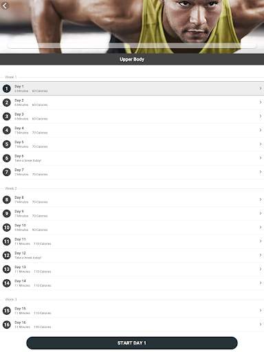 Home Workouts For Men - Muscle Building Workouts screenshot 9