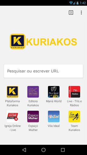 Browser Kuriakos screenshot 2