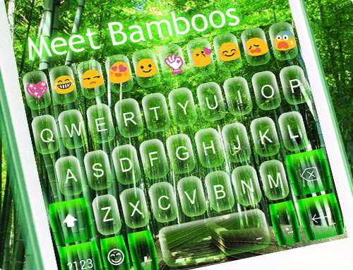 Emoji Keyboard - Meet Bamboos स्क्रीनशॉट 5