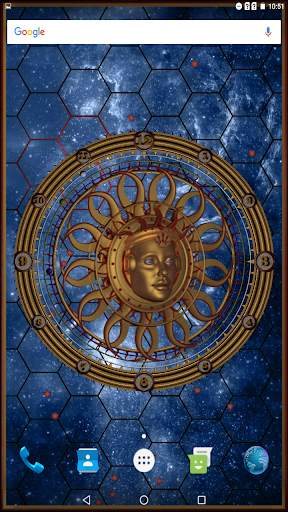 3D Sun Watch Live Wallpaper screenshot 1