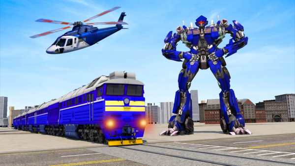 Train Robot Car Transformation screenshot 1