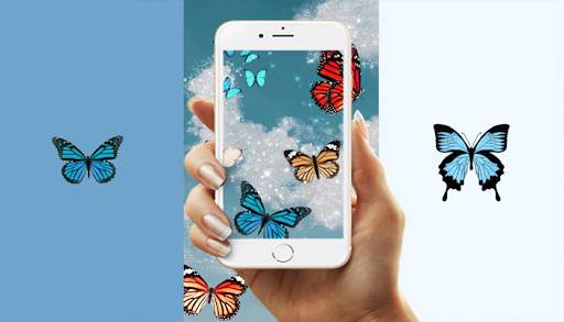 Butterfly Aesthetic Wallpaper Offline screenshot 1