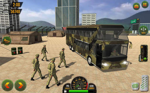kami bis mengemudi tentara - pasukan transporter screenshot 14