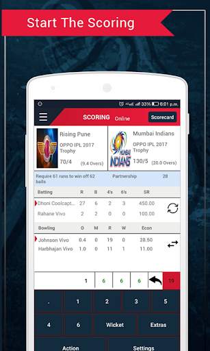 Cricket Social Scoring screenshot 3
