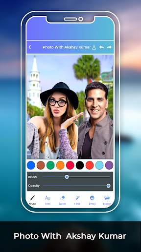 Photo With Akshay Kumar screenshot 1