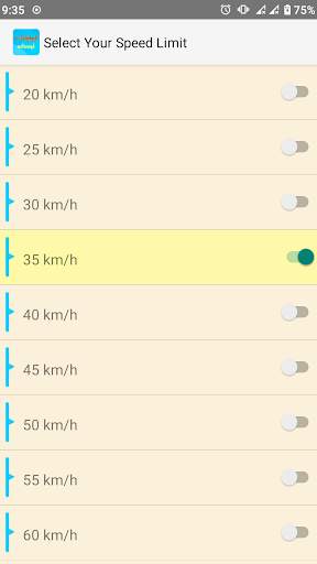 Vehicle Speed Alarm screenshot 4