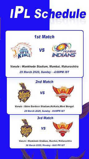IPL LIVE SCORE 2020 screenshot 6