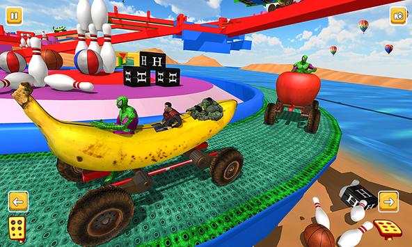 Superhero Apple Car Racing Games Android (Beta) screenshot 3