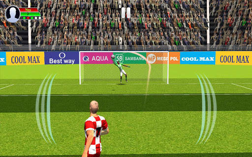 Football Flick Goal ⚽️ Soccer World Craze kick 3D screenshot 5
