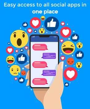 Messenger - Social Networks All In One screenshot 1