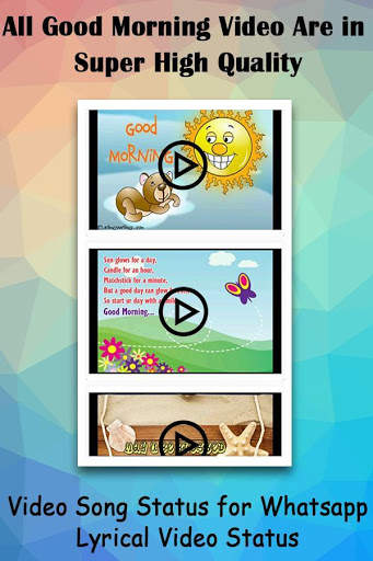 Good Morning Video Status स्क्रीनशॉट 2