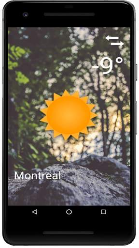 WeatherApp screenshot 1