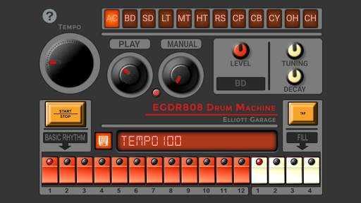 EGDR 808 Drum Machine Lite screenshot 2
