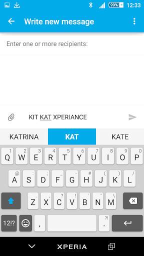 Kit Kat Xperien Theme 4 تصوير الشاشة