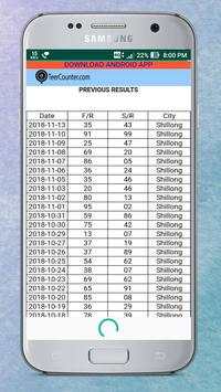 Teer result screenshot 2