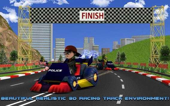 Kids Police Car Racing screenshot 10